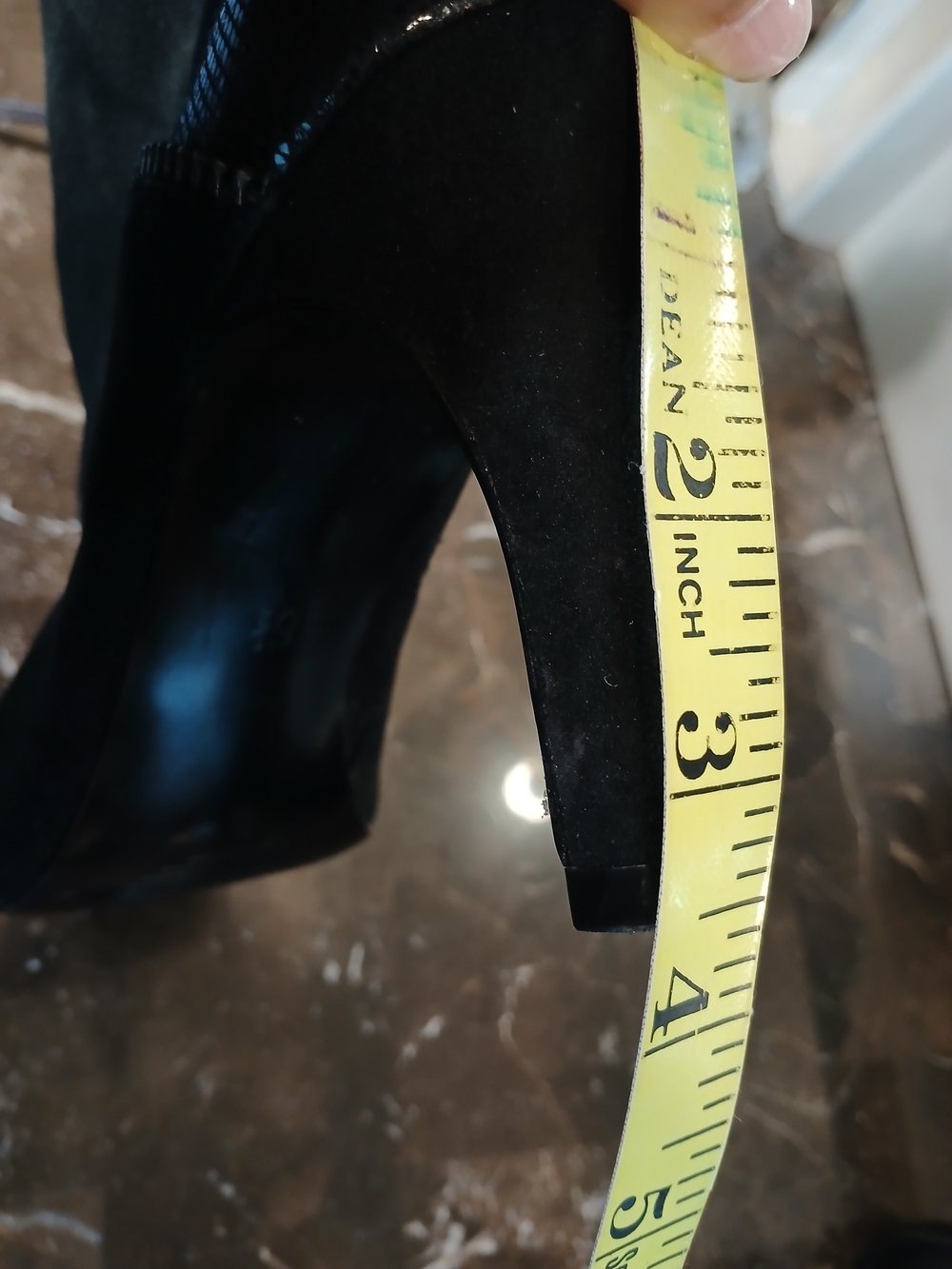 Coach and Four Black Pointed Toe Stiletto Ankle Booties - Picture 10 of 15